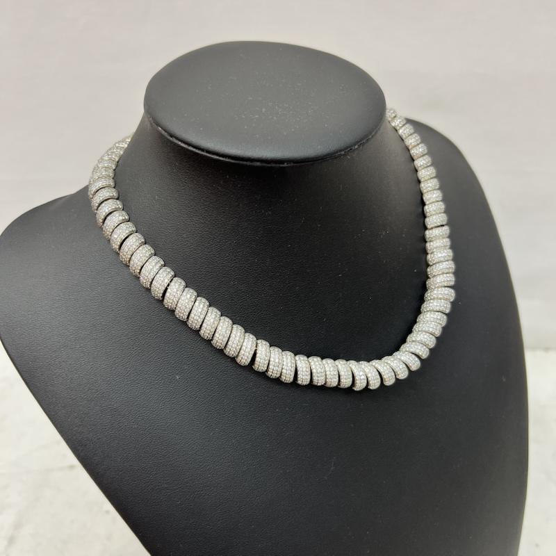 シルバー （９２５） シルバー （９２５） アクセサリー ネックレス、ペンダント SILVER925 ジルコニア ネックレス - 銀 / シルバー / silver color メンズ USED 古着 中古 50166839