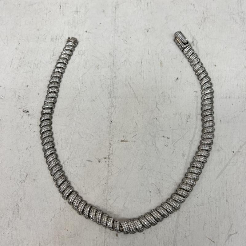 シルバー （９２５） シルバー （９２５） アクセサリー ネックレス、ペンダント SILVER925 ジルコニア ネックレス - 銀 / シルバー / silver color メンズ USED 古着 中古 50166839