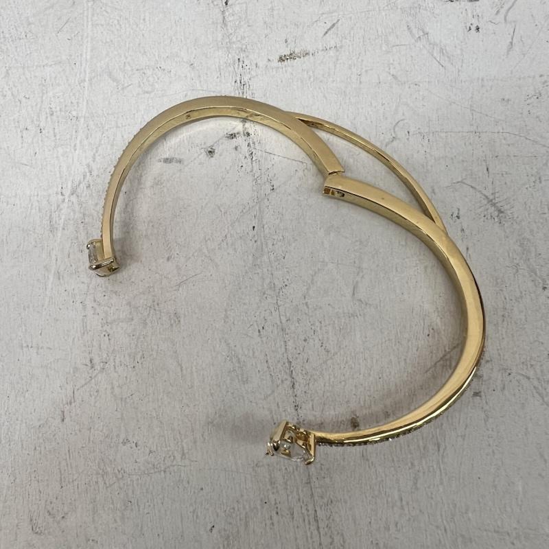 スワロフスキー SWAROVSKI アクセサリー ブレスレット、バングル Mesmera バングル ハート Mサイズ - 金 / ゴールド / gold color レディース USED 古着 中古 50166841