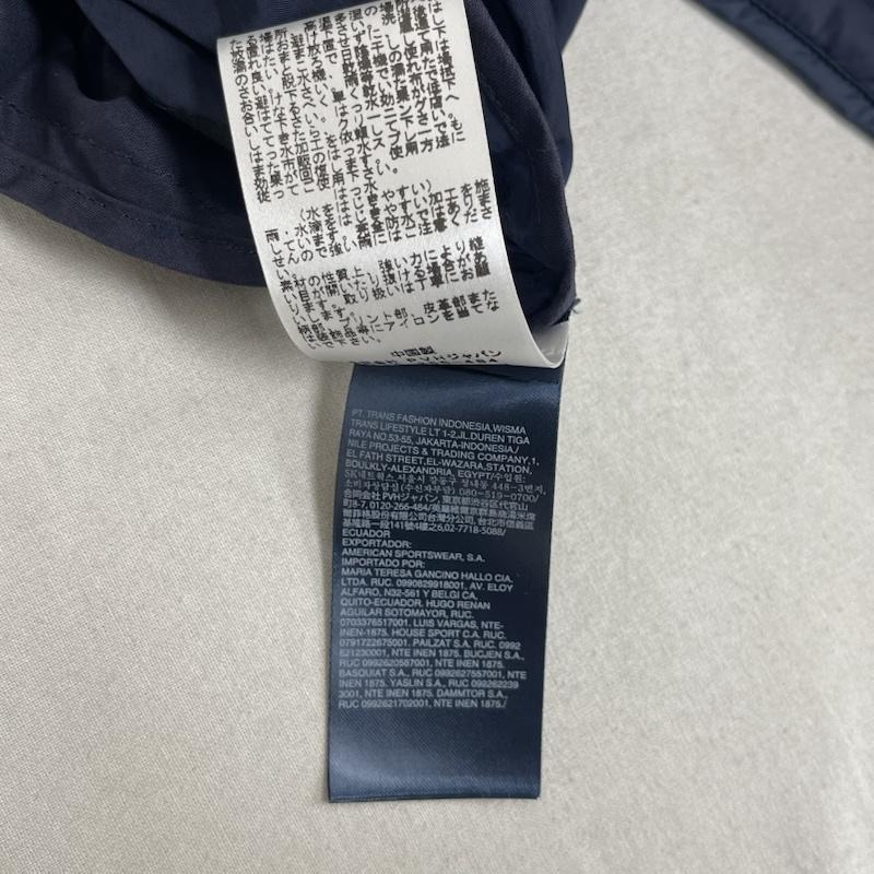 トミーヒルフィガー TOMMY HILFIGER コート コート一般 PETITE ダブルブレスト ナイロン ミリタリー トレンチ コート M 紺 / ネイビー / navy レディース USED 古着 中古 50166843