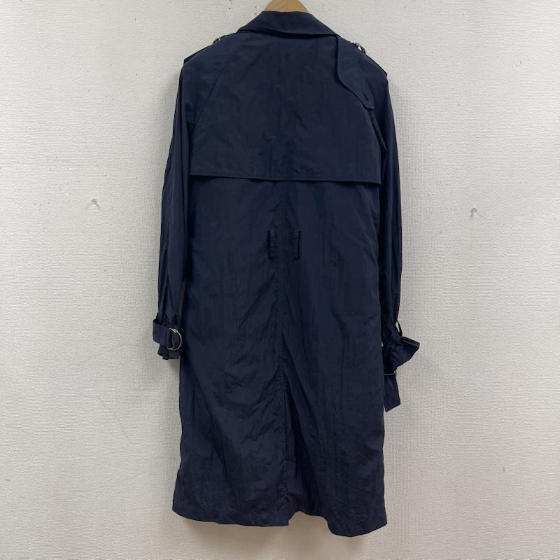 トミーヒルフィガー TOMMY HILFIGER コート コート一般 PETITE ダブルブレスト ナイロン ミリタリー トレンチ コート M 紺 / ネイビー / navy レディース USED 古着 中古 50166843