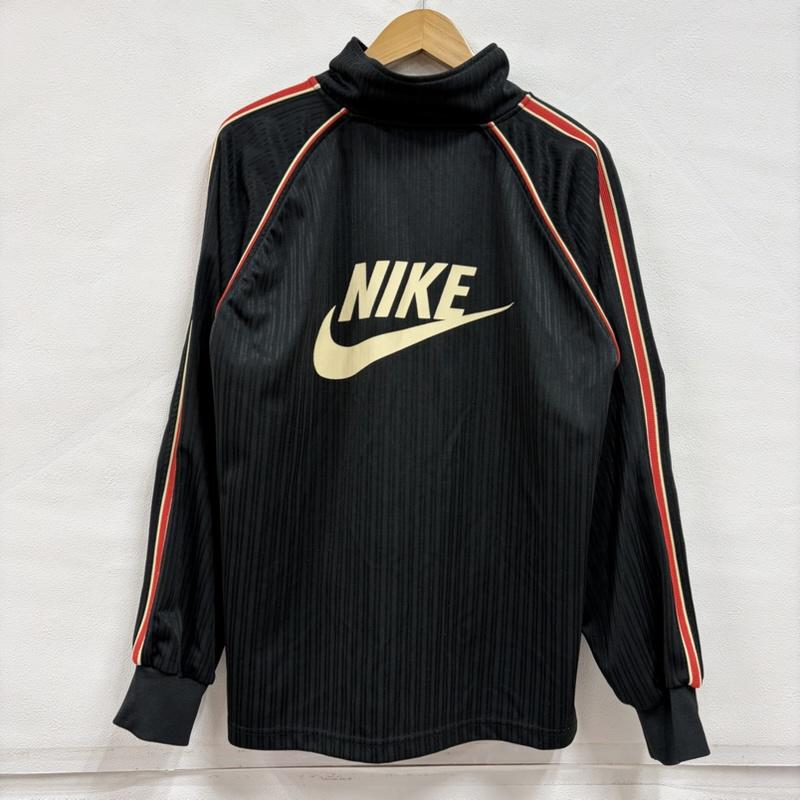 ナイキ NIKE ジャケット、上着 ジャケット、ブレザー 90s 80s ヴィンテージ トラックジャケット ジャージ ロゴ 刺繍 プリント L ロゴ、文字 X 刺繍 X プリント 黒 / ブラック / black X 赤 / レッド / red メンズ USED 古着 中古 50166844