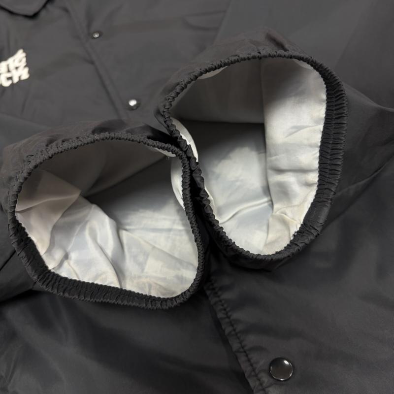 スラッシャー THRASHER ジャケット、上着 ジャケット、ブレザー SKATE ROCK スカル ロゴ プリント ナイロン コーチジャケット 刺繍 L ロゴ、文字 X プリント X 刺繍 黒 / ブラック / black X 白 / ホワイト / white X 赤 / レッド / red メンズ USED 古着 中古 50166847