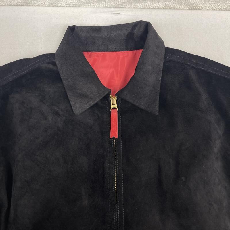 古着 USED ジャケット、上着 ジャンパー、ブルゾン SIESTA JEANS Marlboro キャンペーン 非売品 スエード ブルゾン ジャケット L 黒 / ブラック / black メンズ USED 古着 中古 50166848