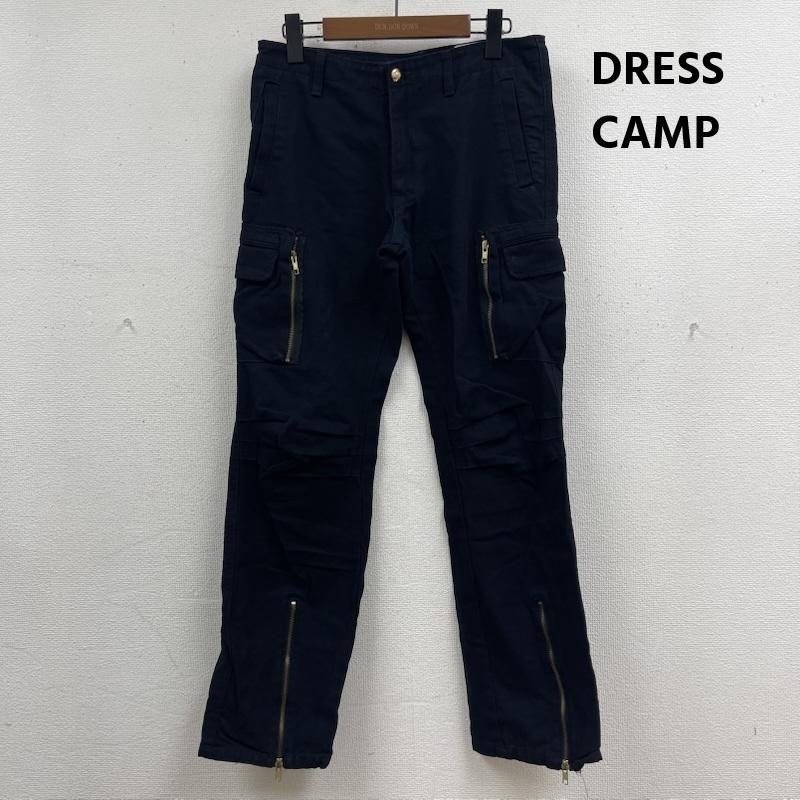 ドレスキャンプ DRESSCAMP パンツ ワークパンツ、ペインターパンツ Champion コラボ ロゴ パッチ 刺繍 ゴールド トラック パンツ ジャージ XL 黒 / ブラック / black メンズ USED 古着 中古 50166851
