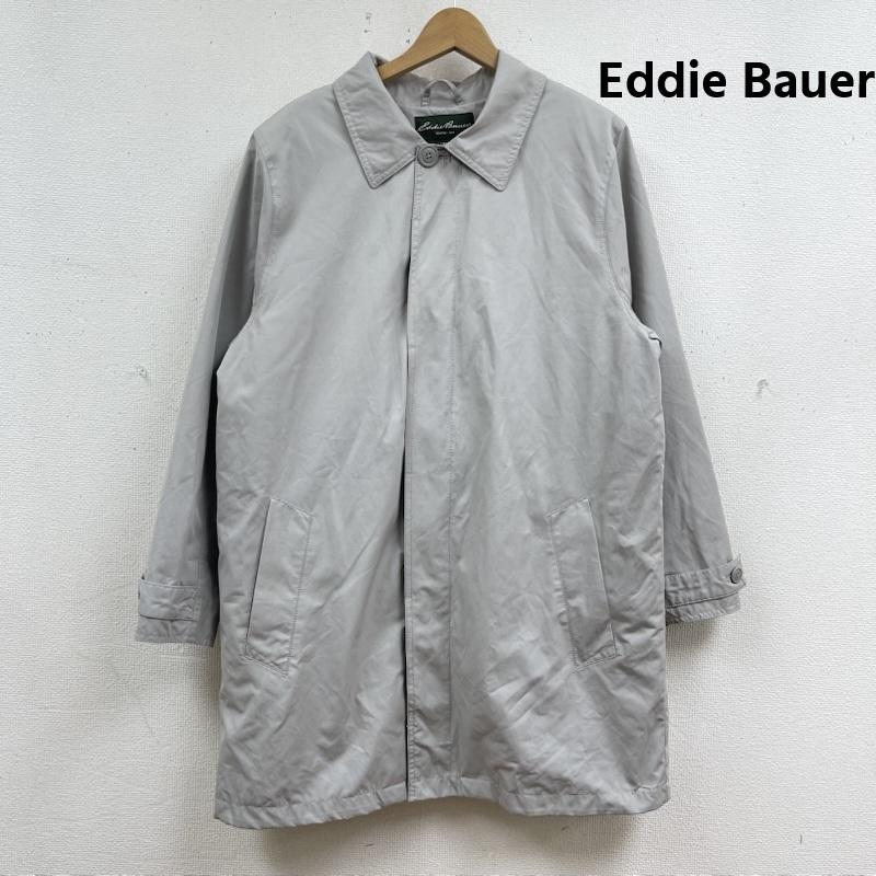 エディーバウアー Eddie Bauer コート コート一般 比翼 ステンカラー バルマカーン コート ライトグレー M 灰 / グレー / gray メンズ USED 古着 中古 50166854