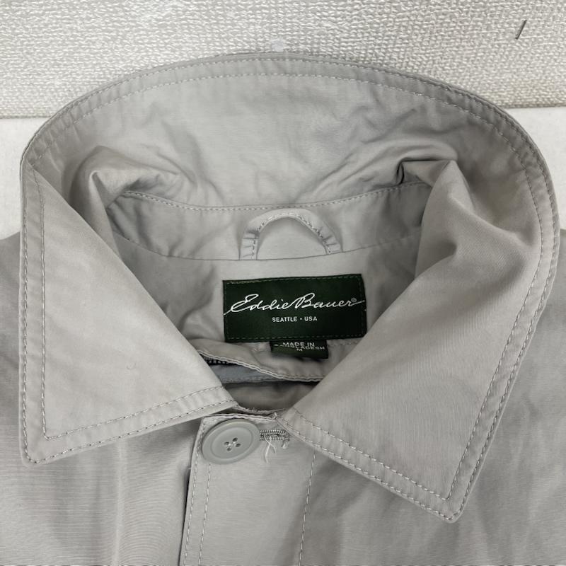 エディーバウアー Eddie Bauer コート コート一般 比翼 ステンカラー バルマカーン コート ライトグレー M 灰 / グレー / gray メンズ USED 古着 中古 50166854