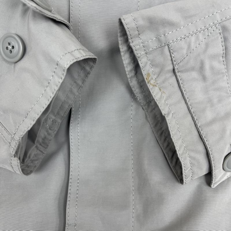 エディーバウアー Eddie Bauer コート コート一般 比翼 ステンカラー バルマカーン コート ライトグレー M 灰 / グレー / gray メンズ USED 古着 中古 50166854