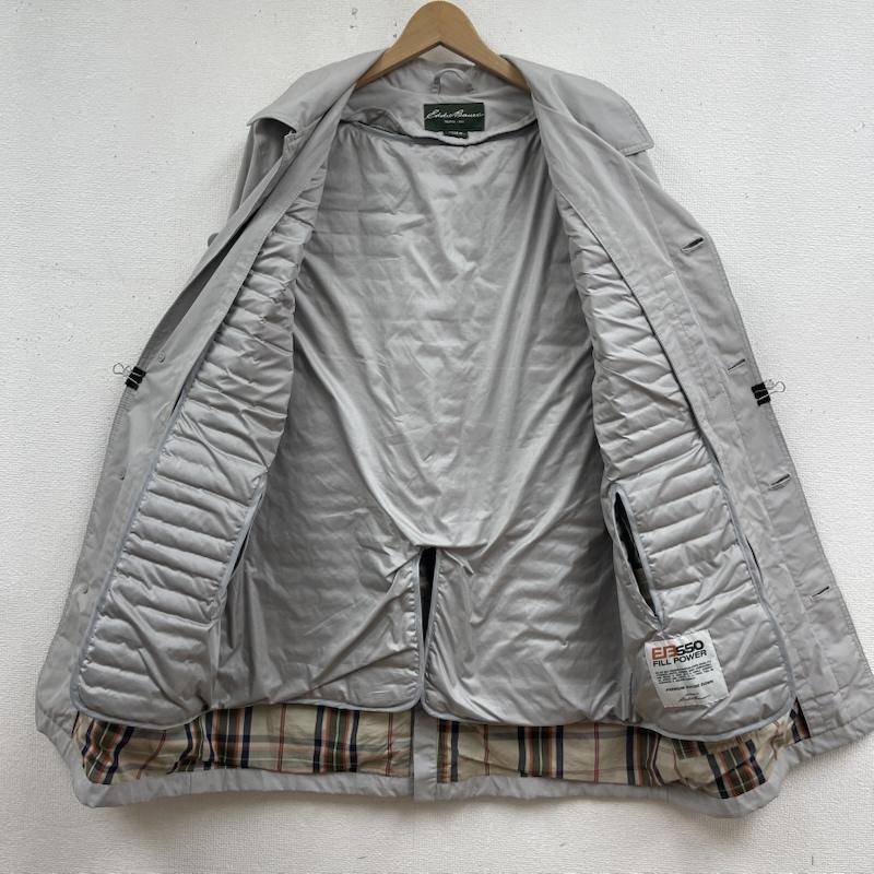 エディーバウアー Eddie Bauer コート コート一般 比翼 ステンカラー バルマカーン コート ライトグレー M 灰 / グレー / gray メンズ USED 古着 中古 50166854