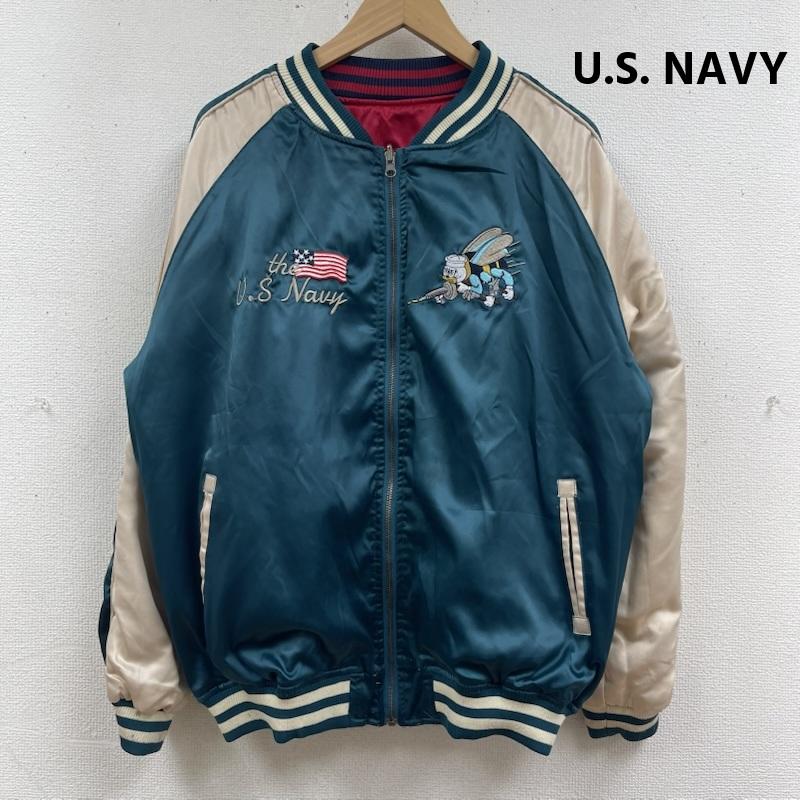 古着 USED ジャケット、上着 ジャンパー、ブルゾン U.S. NAVY リバーシブル サテン スカジャン スーベニア ジャケット マルチカラー / マルチカラー / multicolor メンズ USED 古着 中古 50166855