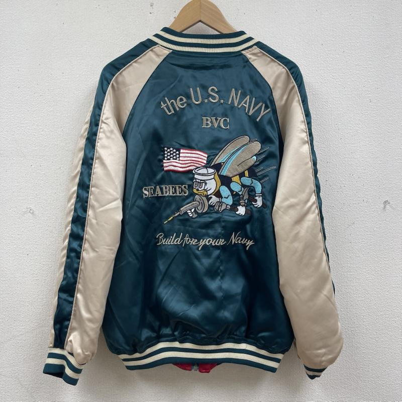 古着 USED ジャケット、上着 ジャンパー、ブルゾン U.S. NAVY リバーシブル サテン スカジャン スーベニア ジャケット マルチカラー / マルチカラー / multicolor メンズ USED 古着 中古 50166855