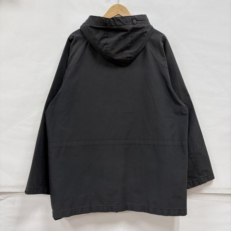 ノーティカ NAUTICA ジャケット、上着 ジャンパー、ブルゾン マウンテンパーカー ナイロンジャケット ロゴ パッチ 刺繍 NS-83 モッズコート ミリタリー ダブルジップ L 無地 黒 / ブラック / black メンズ USED 古着 中古 50166857