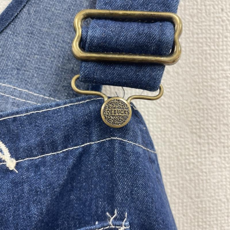 シアーズ SEARS サロペット・オーバーオール サロペット、オーバーオール ROEBUCKS ヴィンテージ ステッチワーク デニム オーバーオール インディゴ / インディゴ / Indigo メンズ USED 古着 中古 50166859