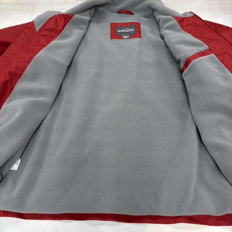 エディーバウアー Eddie Bauer ジャケット、上着 ジャンパー、ブルゾン 00s ナイロン ジャケット フリースライナー ロゴ 刺繍 ジップアップ OLD ヴィンテージ XL ワンポイント X ロゴ、文字 X 刺繍 ボルドー / ボルドー / X 灰 / グレー / gray メンズ USED 古着 中古 50166862