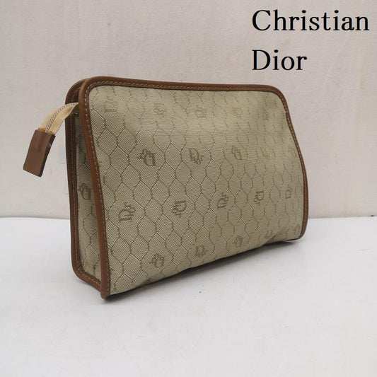 クリスチャンディオール Christian Dior セカンドバッグ セカンドバッグ ヴィンテージ ハニカム柄 クラッチバッグ セカンドバッグ - ベージュ / ベージュ / beige レディース USED 古着 中古 50166864