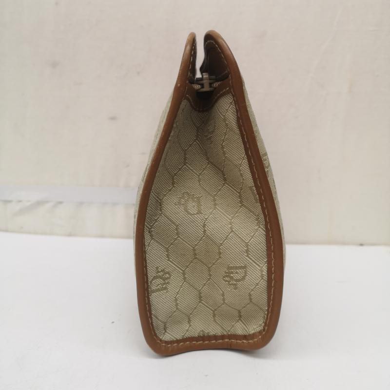 クリスチャンディオール Christian Dior セカンドバッグ セカンドバッグ ヴィンテージ ハニカム柄 クラッチバッグ セカンドバッグ - ベージュ / ベージュ / beige レディース USED 古着 中古 50166864