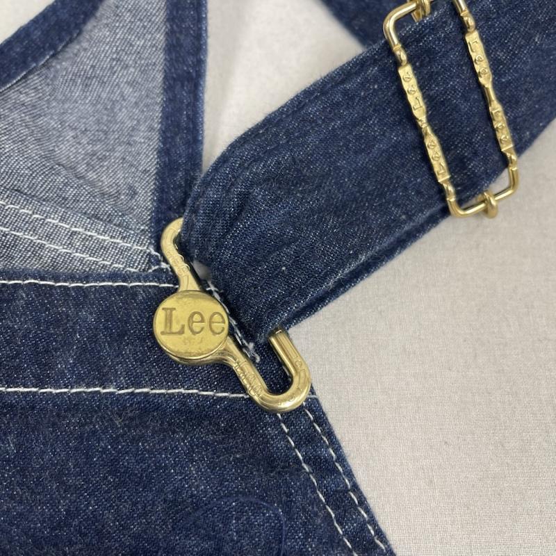 リー Lee サロペット・オーバーオール サロペット、オーバーオール 日本製 ロゴ パッチ刺繍 ワンウォッシュ デニム オーバーオール サロペット インディゴ / インディゴ / Indigo メンズ USED 古着 中古 50166866