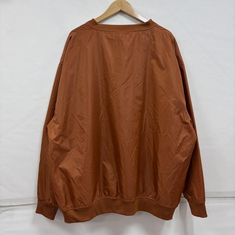ヴィンテージ VINTAGE トレーナー 長袖 RED OAK テキサス TEXAS カレッジロゴ プリント ナイロン プルオーバー Vネック XL ロゴ、文字 X プリント キャメル / キャメル / X 白 / ホワイト / white メンズ USED 古着 中古 50166870