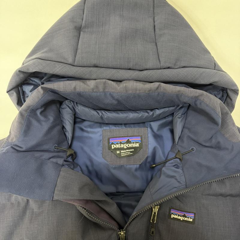 パタゴニア patagonia ジャケット、上着 ダウンジャケット Doubledown Parka ダブルダウンパーカー フード付きダウンジャケット 28325fa13 M 無地 X ロゴ、文字 紺 / ネイビー / navy メンズ USED 古着 中古 50166871