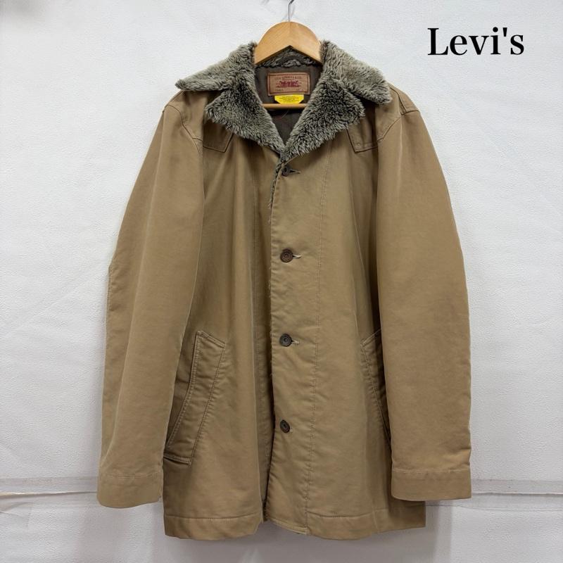 リーバイス Levi s ジャケット、上着 ジャンパー、ブルゾン 襟ボア カバーオール 70810 ウエスタン ジャケット ブルゾン L 無地 ベージュ / ベージュ / beige X 茶 / ブラウン / brown メンズ USED 古着 中古 50166873