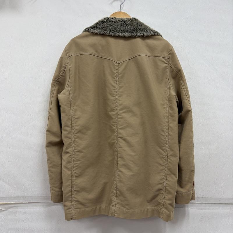 リーバイス Levi s ジャケット、上着 ジャンパー、ブルゾン 襟ボア カバーオール 70810 ウエスタン ジャケット ブルゾン L 無地 ベージュ / ベージュ / beige X 茶 / ブラウン / brown メンズ USED 古着 中古 50166873