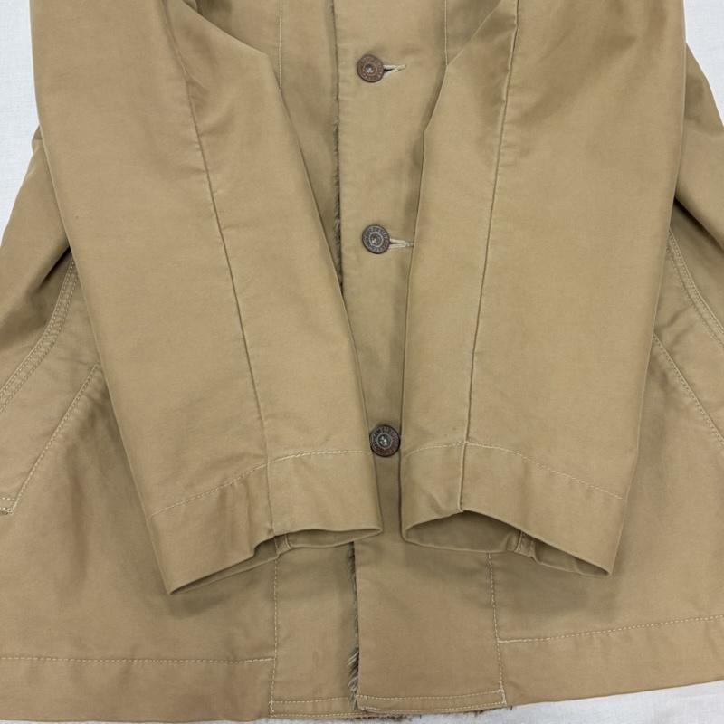 リーバイス Levi s ジャケット、上着 ジャンパー、ブルゾン 襟ボア カバーオール 70810 ウエスタン ジャケット ブルゾン L 無地 ベージュ / ベージュ / beige X 茶 / ブラウン / brown メンズ USED 古着 中古 50166873