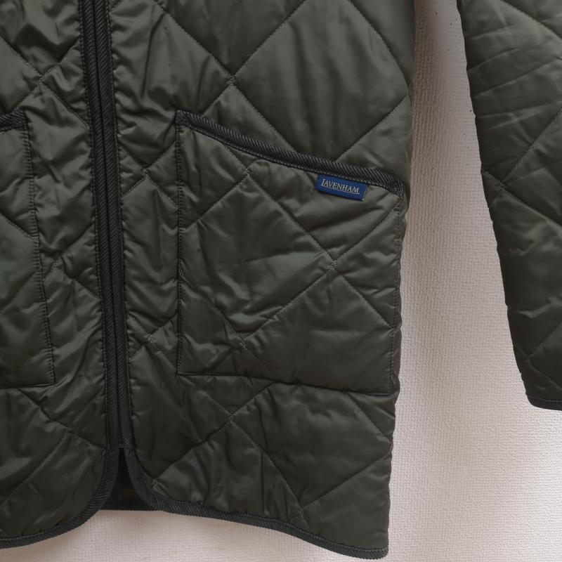フレッドペリー FRED PERRY ジャケット、上着 ジャケット、ブレザー イングランド製 LAVENHAM キルティング ライナー ローレルリーフ コート J2852 S カーキ / カーキ / khaki メンズ USED 古着 中古 50166877
