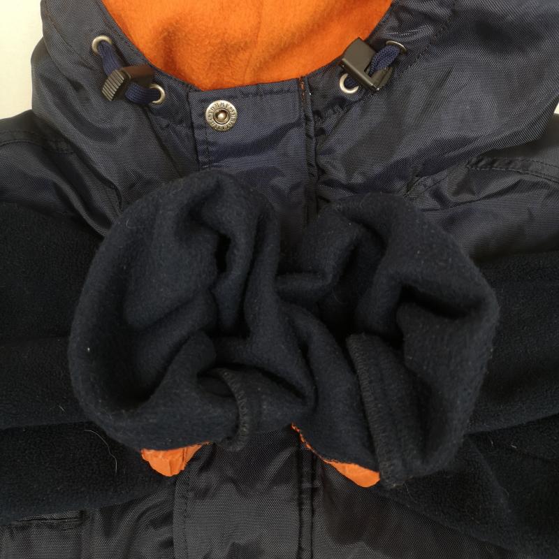 トミーヒルフィガー TOMMY HILFIGER ジャケット、上着 ジャンパー、ブルゾン 90s フラッグワッペン ハーフジップ リップストップ フリース アノラック パーカー M 紺 / ネイビー / navy メンズ USED 古着 中古 50166878