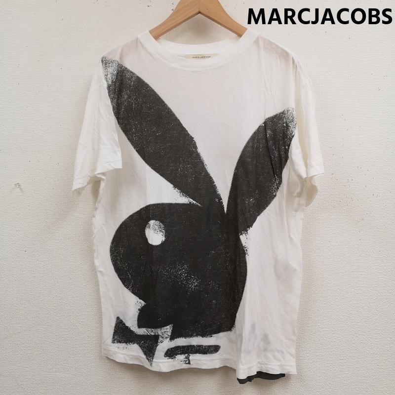 マークジェイコブス MARCJACOBS Tシャツ 半袖 PLAYBOY うさぎ ラビットヘッド グラフィック 半袖 Tシャツ S/S TEE M4007606 XS 白 / ホワイト / white メンズ USED 古着 中古 50166880
