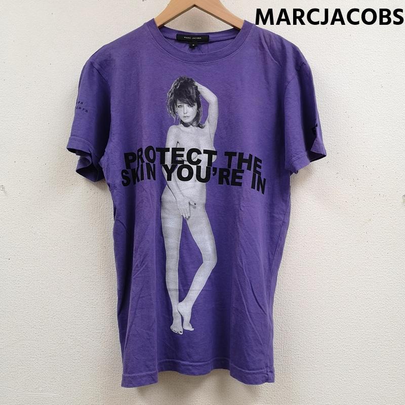 マークジェイコブス MARCJACOBS Tシャツ 半袖 梨花 Rinka モデル チャリティー フォト 半袖 Tシャツ S/S TEE M 紫 / パープル / purple メンズ USED 古着 中古 50166881