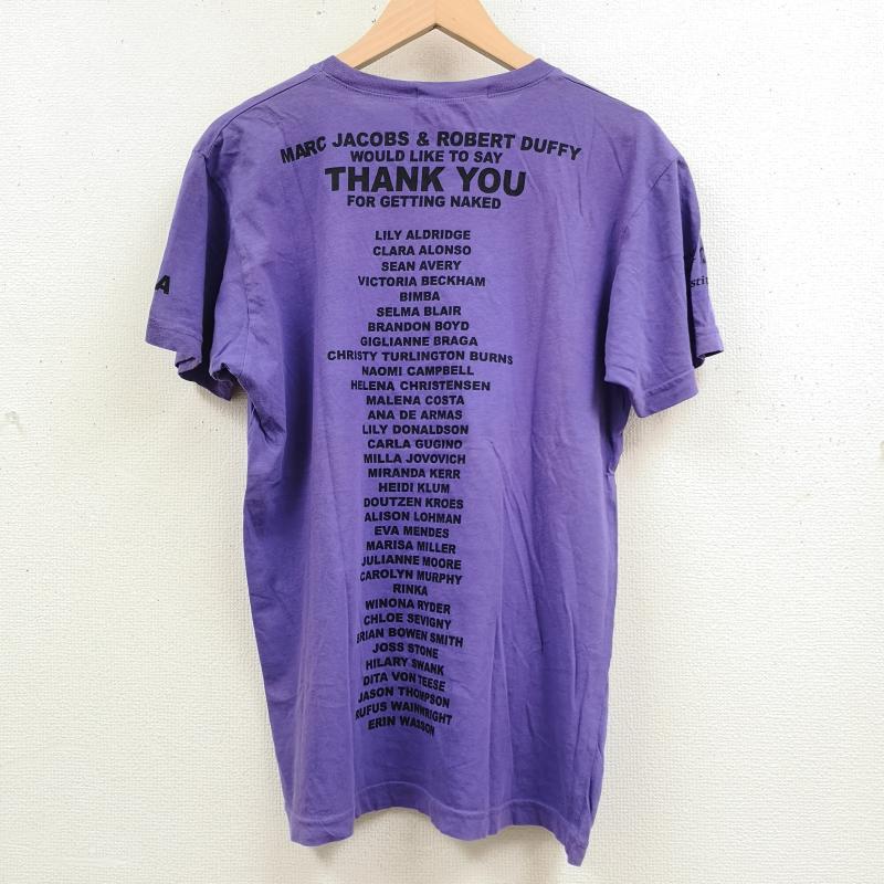 マークジェイコブス MARCJACOBS Tシャツ 半袖 梨花 Rinka モデル チャリティー フォト 半袖 Tシャツ S/S TEE M 紫 / パープル / purple メンズ USED 古着 中古 50166881