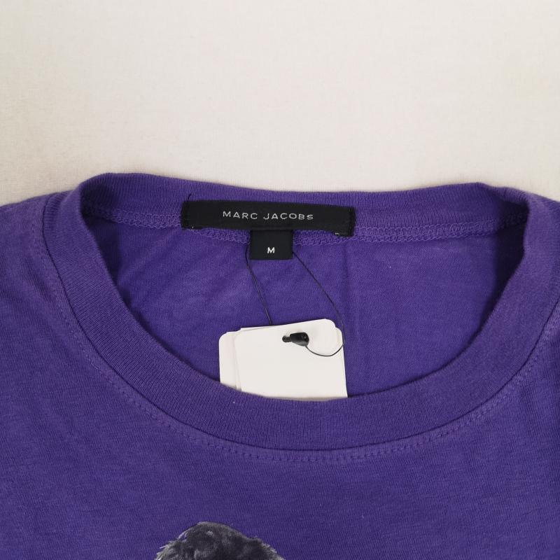 マークジェイコブス MARCJACOBS Tシャツ 半袖 梨花 Rinka モデル チャリティー フォト 半袖 Tシャツ S/S TEE M 紫 / パープル / purple メンズ USED 古着 中古 50166881