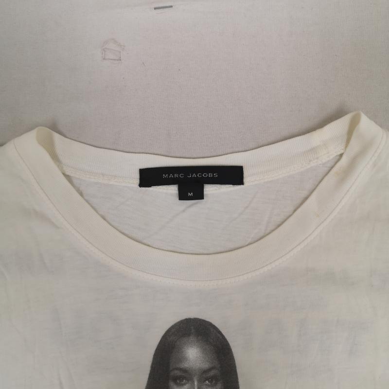 マークジェイコブス MARCJACOBS Tシャツ 半袖 ナオミ キャンベル Naomi Campbell モデル チャリティー フォト 半袖 Tシャツ S/S TEE M 白 / ホワイト / white メンズ USED 古着 中古 50166886