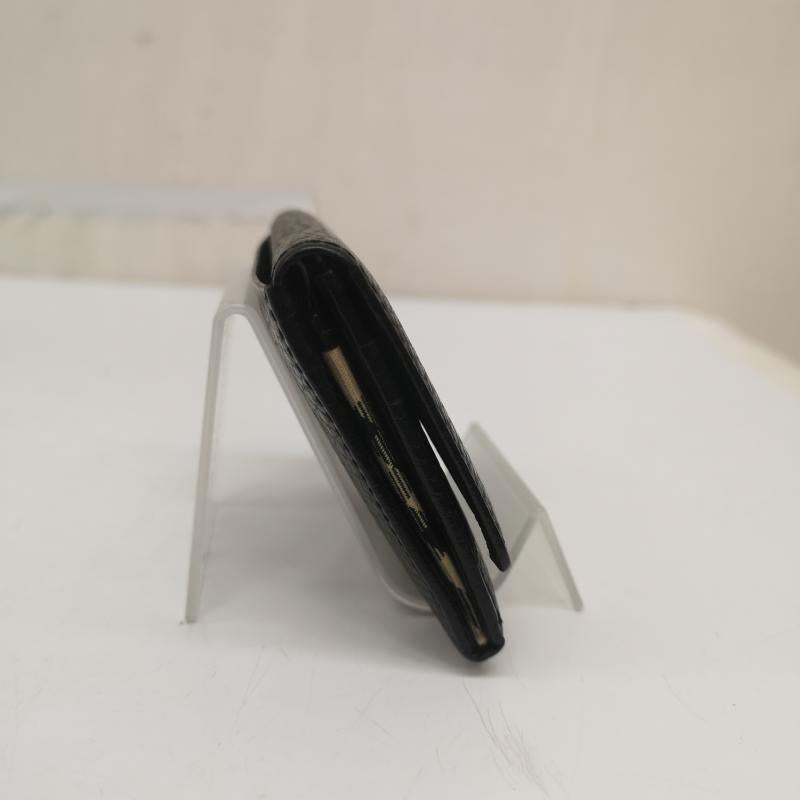 バーバリー BURBERRY 財布 コンパクト財布 レザー コンパクト ウォレット コインケース - 黒 / ブラック / black レディース USED 古着 中古 50166895