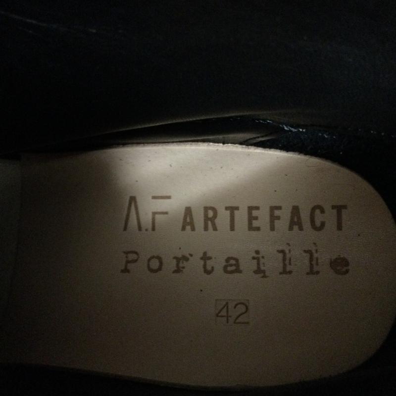 ＵＳＥＤ古着 USED/古着 スニーカー スニーカー A.F ARTEFACT Portaille サイドジップ レースアップ ハイカットスニーカー　VIBRAM 26.5cm 黒 / ブラック / black メンズ USED 古着 中古 50166896