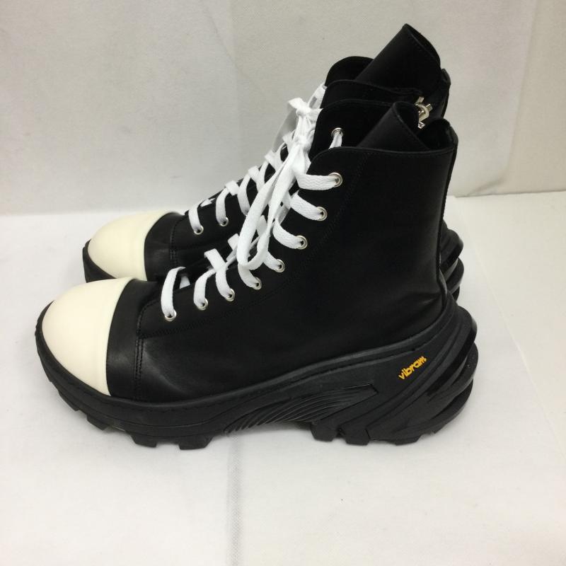 ＵＳＥＤ古着 USED/古着 スニーカー スニーカー A.F ARTEFACT Portaille サイドジップ レースアップ ハイカットスニーカー　VIBRAM 26.5cm 黒 / ブラック / black メンズ USED 古着 中古 50166896