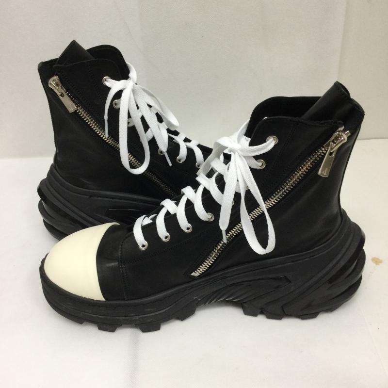 ＵＳＥＤ古着 USED/古着 スニーカー スニーカー A.F ARTEFACT Portaille サイドジップ レースアップ ハイカットスニーカー　VIBRAM 26.5cm 黒 / ブラック / black メンズ USED 古着 中古 50166896
