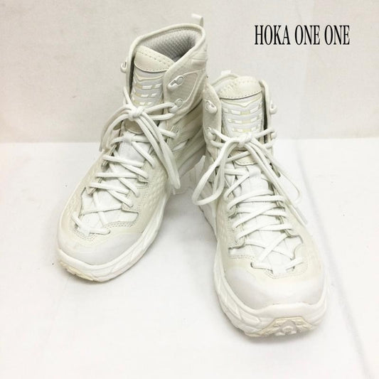 ホカ オネオネ HOKA ONEONE スニーカー スニーカー オープニングセレモニー　HOKA ONE ONE 1114610 BRWH　スニーカー　ハイカット 26.0cm 白 / ホワイト / white メンズ USED 古着 中古 50166897