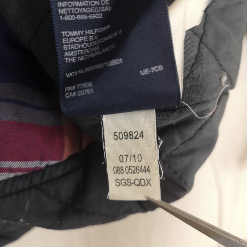 トミーヒルフィガー TOMMY HILFIGER ジャケット、上着 ジャンパー、ブルゾン M-65 中綿 キルティング エポレット ミリタリー フィールド ジャケット S 紺 / ネイビー / navy メンズ USED 古着 中古 50166900