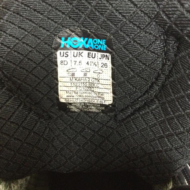 ホカ オネオネ HOKA ONEONE スニーカー スニーカー HOKA ONEONE ホカ カハ 2 ミッド GTX 1123155 BBLC メンズ トレッキング シューズ 26.0cm 黒 / ブラック / black メンズ USED 古着 中古 50166903