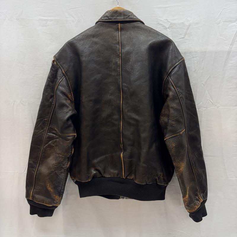 アヴィレックス AVIREX ジャケット、上着 レザージャケット 80年代 ビンテージ A-2 レザー フライト ジャケット 80s VINTAGE S メンズ USED 古着 中古 50166906