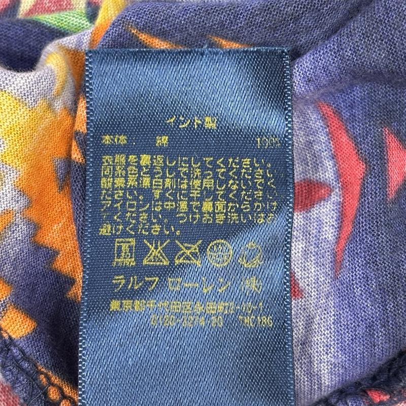 ポロラルフローレン POLO RALPH LAUREN ワンピース ロングスカート ネイティブ柄 ノースリーブ ワンピース サイドスリット 150cm ガールズ USED 古着 中古 50166907