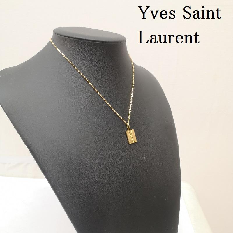 イヴサンローラン Yves Saint Laurent アクセサリー ネックレス、ペンダント ゴールド プレート ネックレス - レディース USED 古着 中古 50166911