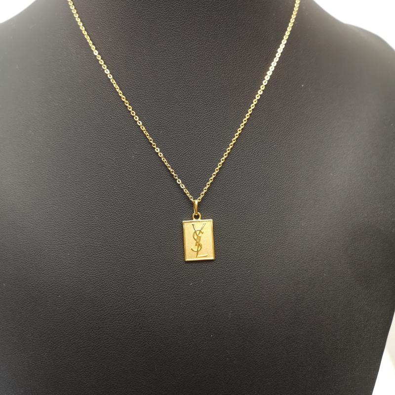 イヴサンローラン Yves Saint Laurent アクセサリー ネックレス、ペンダント ゴールド プレート ネックレス - レディース USED 古着 中古 50166911