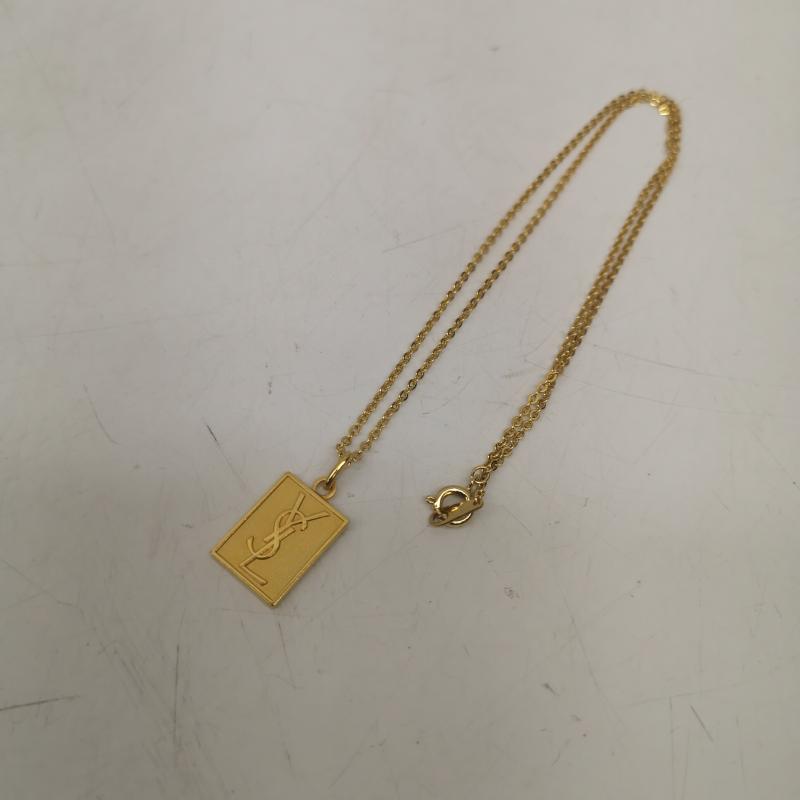 イヴサンローラン Yves Saint Laurent アクセサリー ネックレス、ペンダント ゴールド プレート ネックレス - レディース USED 古着 中古 50166911