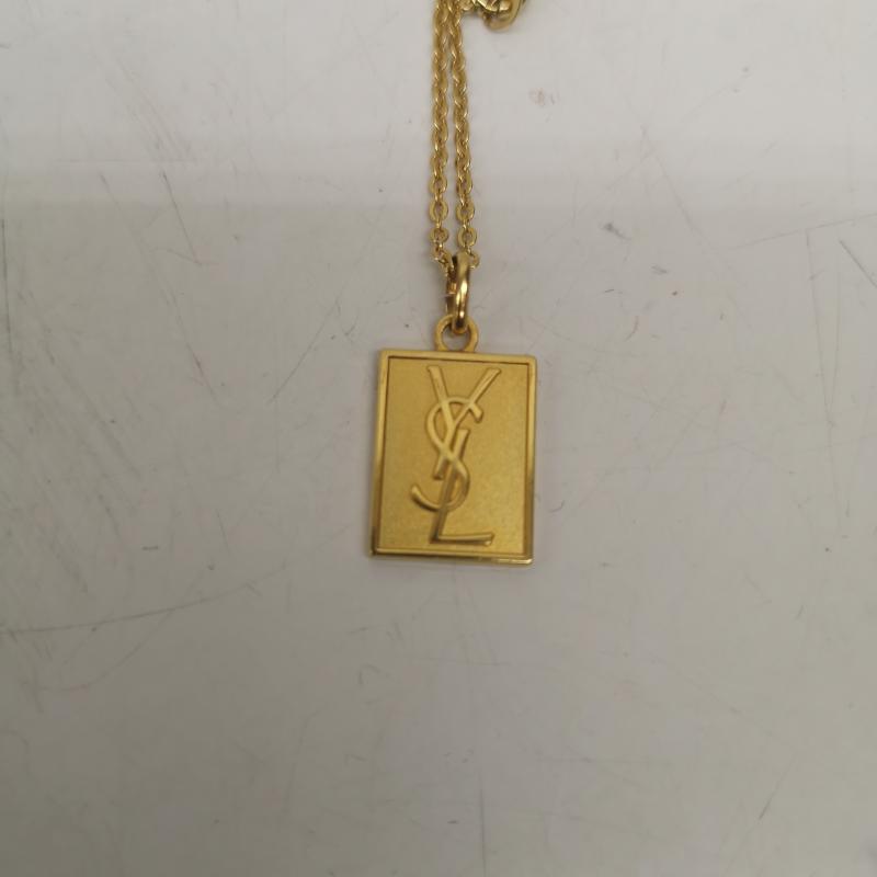イヴサンローラン Yves Saint Laurent アクセサリー ネックレス、ペンダント ゴールド プレート ネックレス - レディース USED 古着 中古 50166911