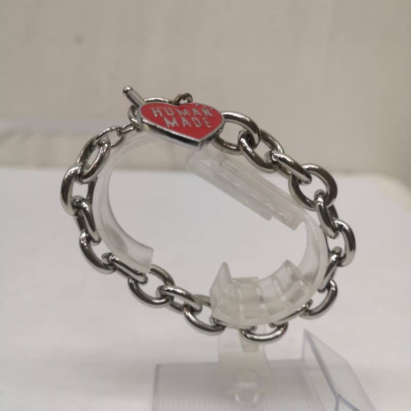 ヒューマンメード HUMAN MADE アクセサリー ブレスレット、バングル Girls Don t Cry ハート ブレスレット - 銀 / シルバー / silver color メンズ USED 古着 中古 50166913