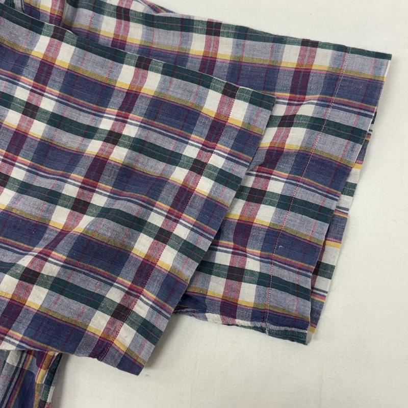 ラルフローレン RALPHLAUREN シャツ、ブラウス 半袖 チェック柄 半袖 ボタンダウン シャツ マレーシア製 M チェック メンズ USED 古着 中古 50166915