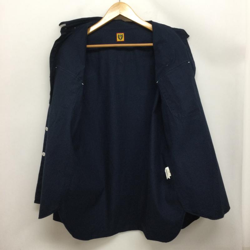 ヒューマンメード HUMAN MADE シャツ、ブラウス 長袖 human made ワークシャツ ワッペン XL ワンポイント 紺 / ネイビー / navy メンズ USED 古着 中古 50166918