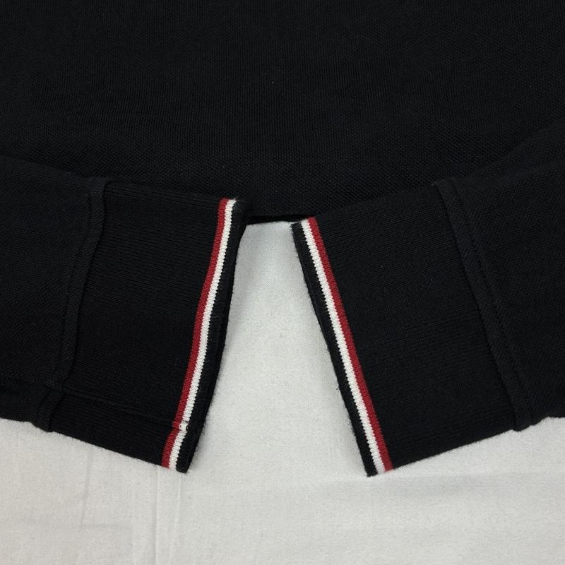 ポロラルフローレン POLO RALPH LAUREN ポロシャツ 長袖 ビッグポニー ロゴ 刺繍 鹿の子 長袖 ポロシャツ XL 黒 / ブラック / black メンズ USED 古着 中古 50166923